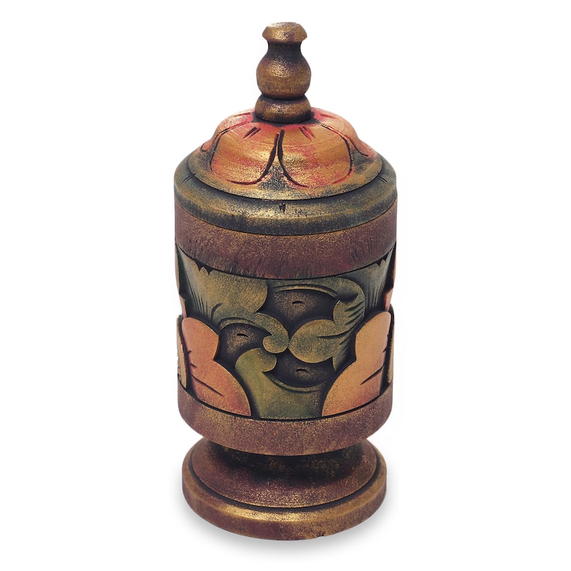 Decorative Wood Box, 'Cupu Majapahit' (Indonesia)