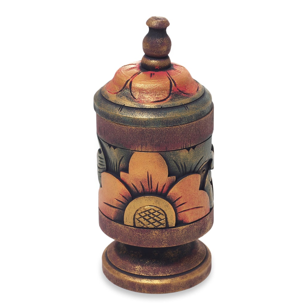 Decorative Wood Box, 'Cupu Majapahit' (Indonesia)