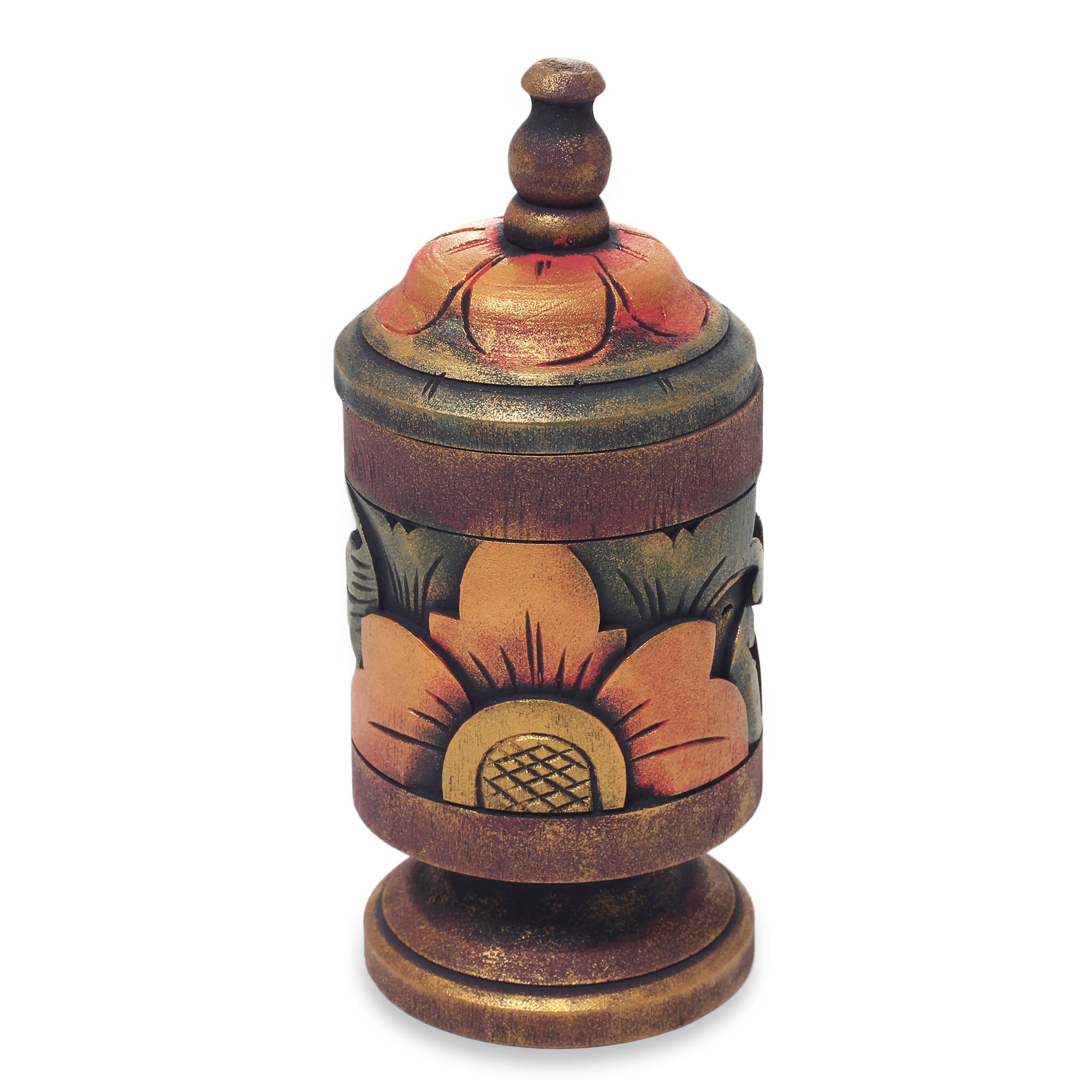 Decorative Wood Box, 'Cupu Majapahit' (Indonesia)