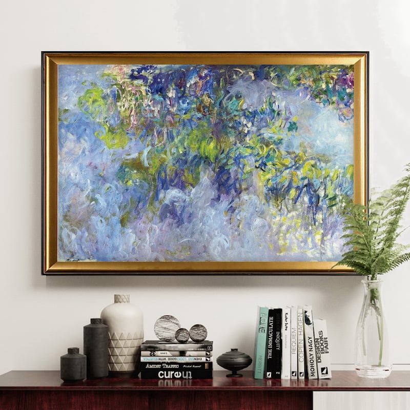 Wisteria -Claude Monet - Gold Frame