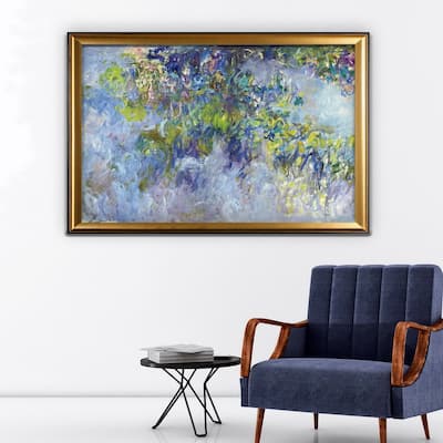 Wisteria -Claude Monet - Gold Frame