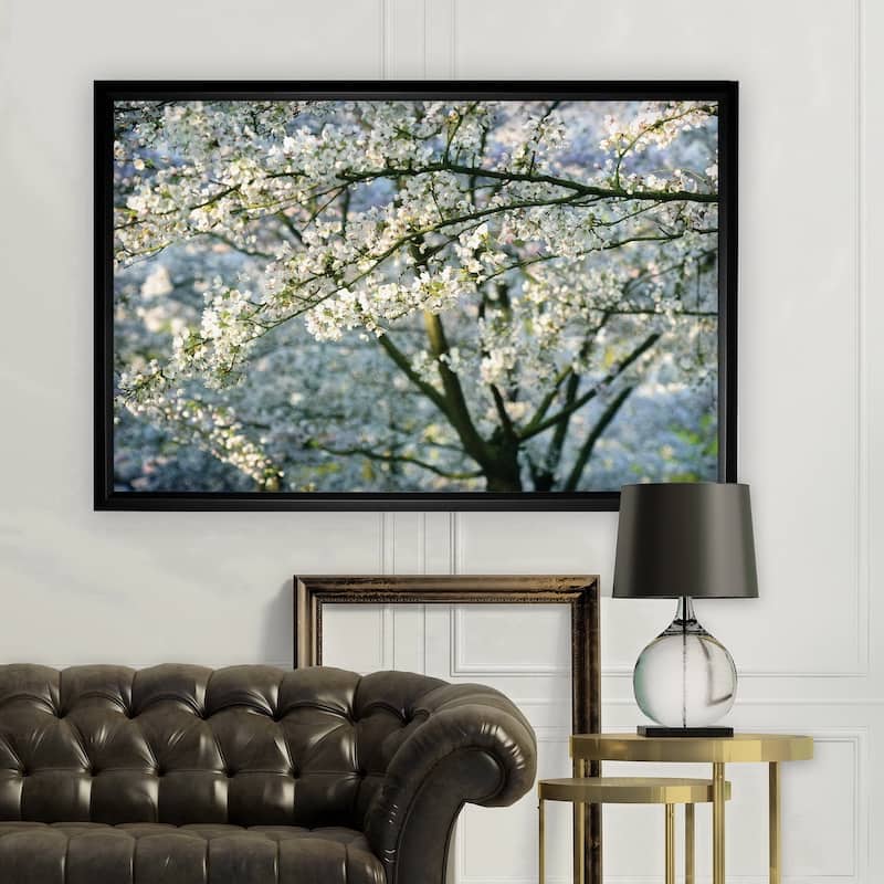 In All Your Glory - Black Frame - All Seasons - Traditional - Black - Rectangle - Impressionism - Arthur Albin - Abstract - Wood - Handmade - Large