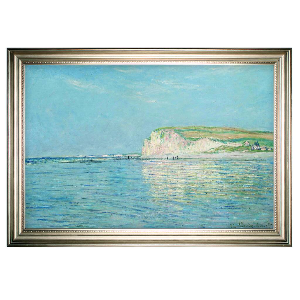 Low-Tide -Claude Monet -Silver Frame