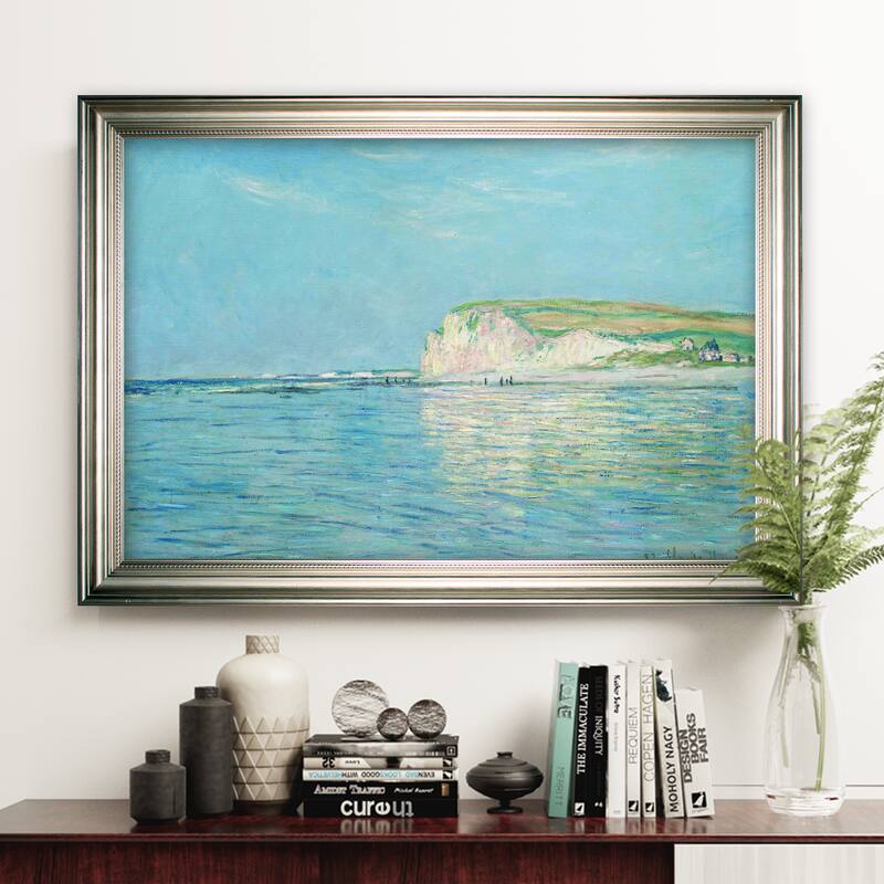 Low-Tide -Claude Monet -Silver Frame