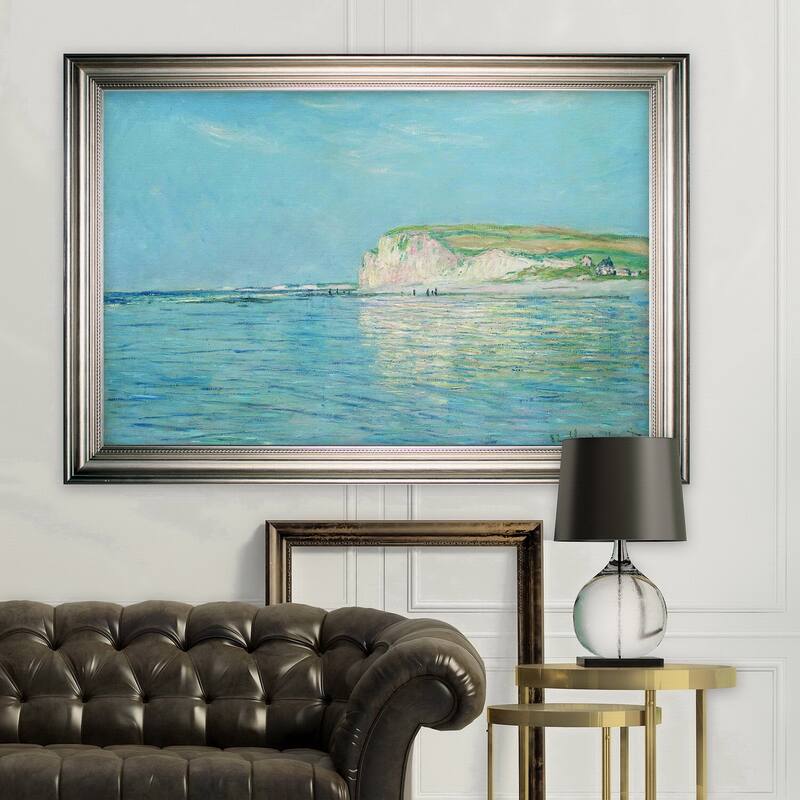 Low-Tide -Claude Monet -Silver Frame - Wood - Silver