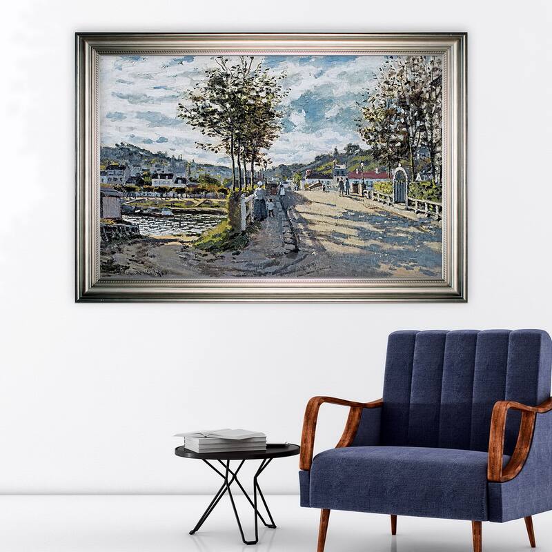 The Bridge at Bougival, -Silver Frame