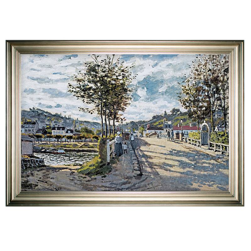 The Bridge at Bougival, -Silver Frame