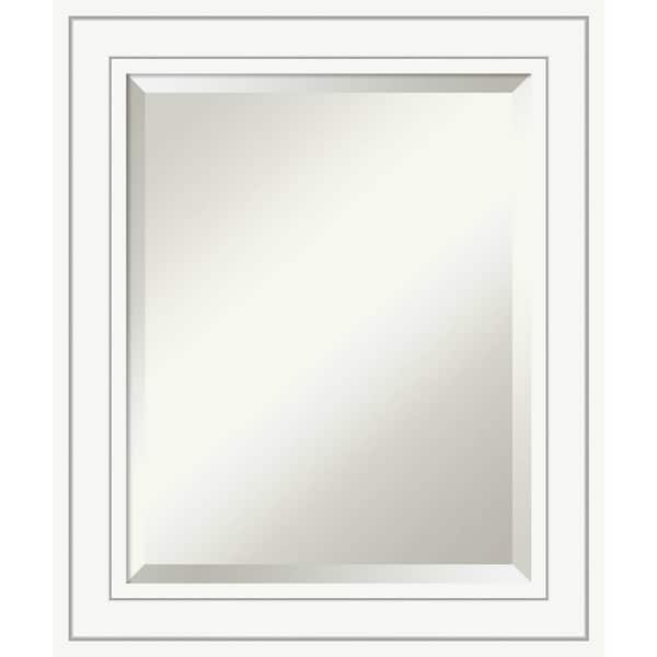 Bathroom Mirror Medium, Craftsman White