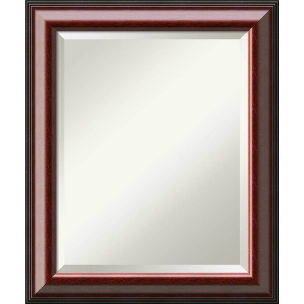 Bathroom Mirror Medium Cambridge Mahogany Free Shipping Today Bathroom Mirror Medium Cambridge Mahogany