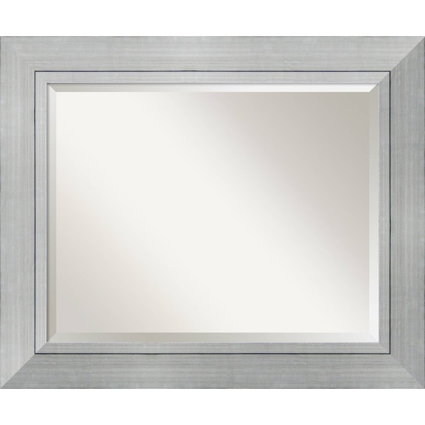 Shop Bathroom Mirror Large, Romano Silver 36 x 30-inch - Free Shipping