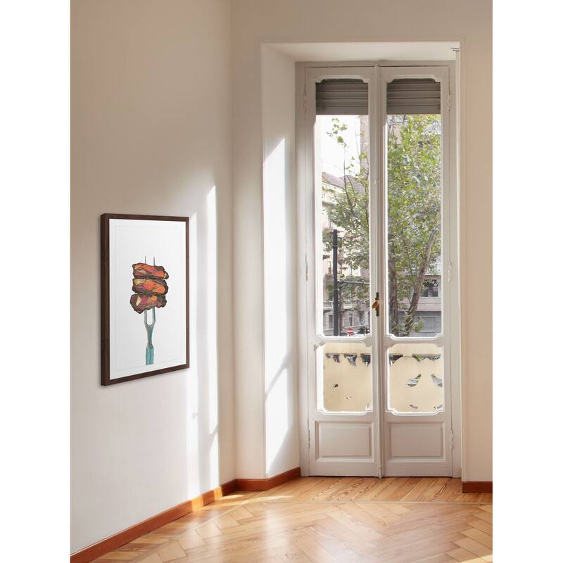 On the Skewer' Framed Painting Print