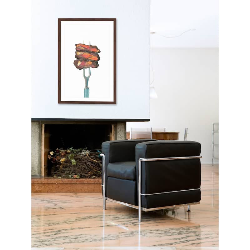 On the Skewer' Framed Painting Print
