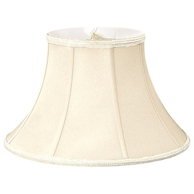 Royal Designs Eggshell Shallow Bell Designer 9.25-inch x 18-inch x 12-inch Lamp Shade