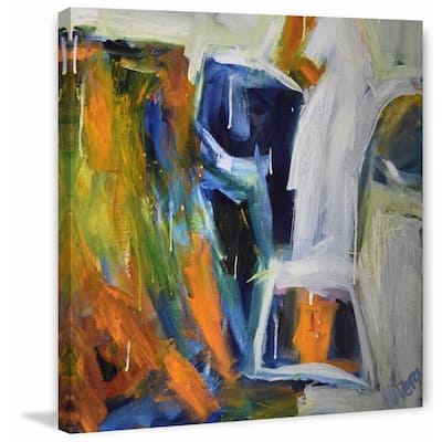 Funky Cow' Painting Print on Wrapped Canvas - Multi-Color
