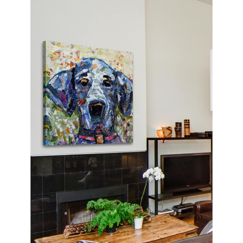 Adoptez-Moi' Painting Print on Wrapped Canvas - Multi-Color