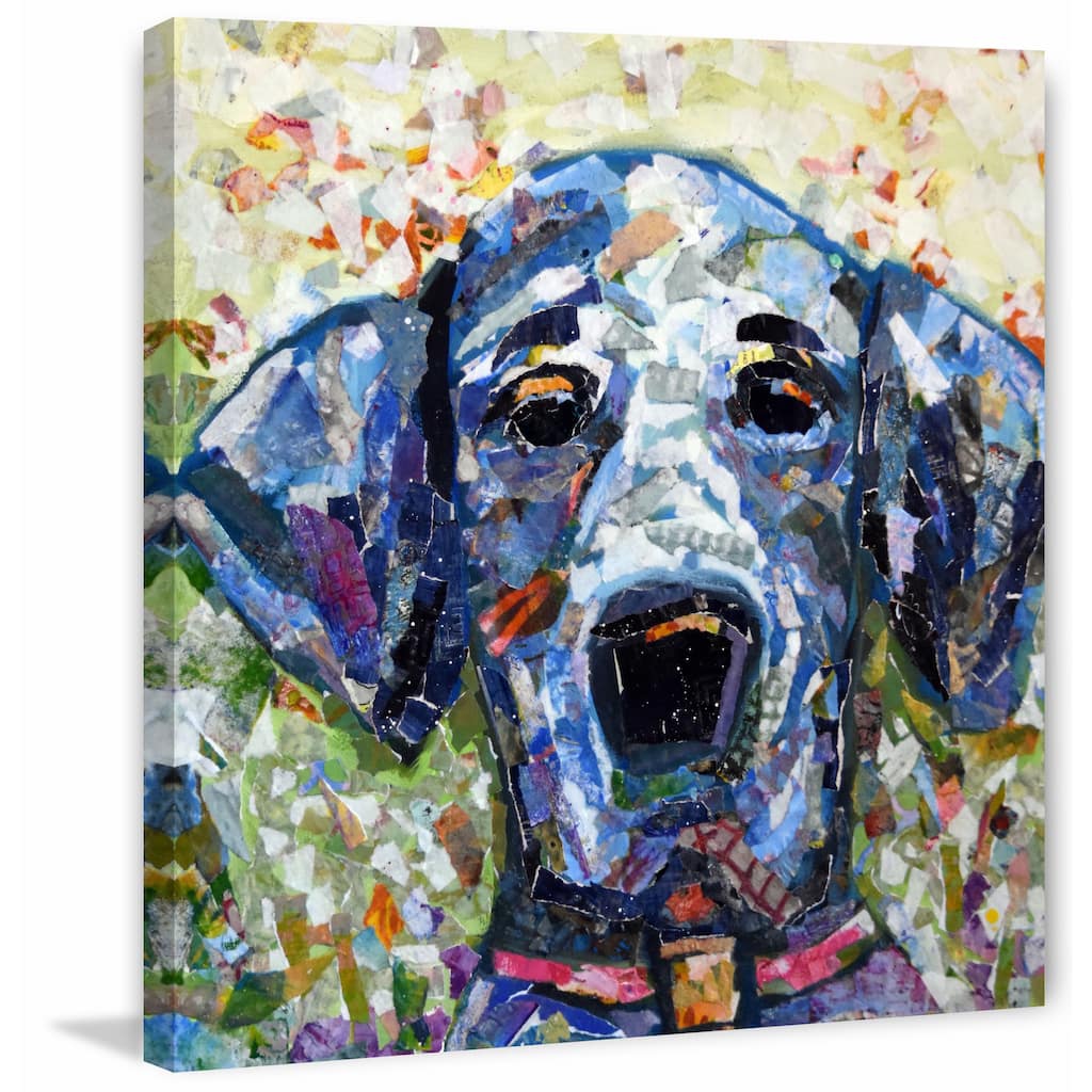 Adoptez-Moi' Painting Print on Wrapped Canvas - Multi-Color