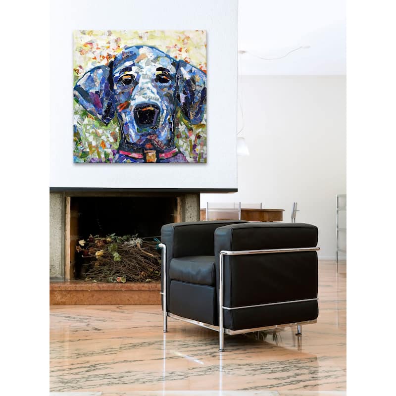 Adoptez-Moi' Painting Print on Wrapped Canvas - Multi-Color