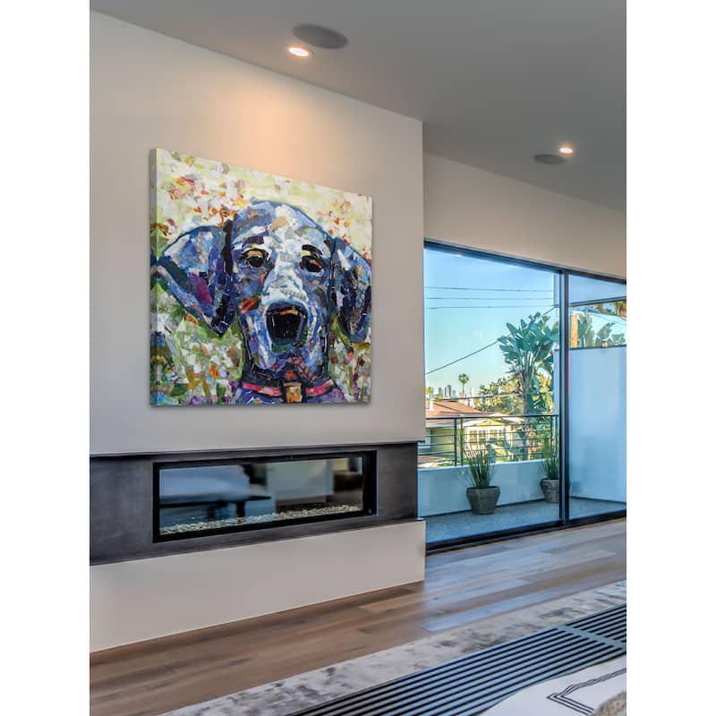 Adoptez-Moi' Painting Print on Wrapped Canvas - Multi-Color