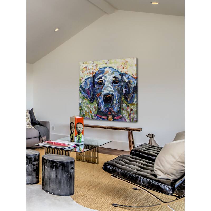 Adoptez-Moi' Painting Print on Wrapped Canvas - Multi-Color
