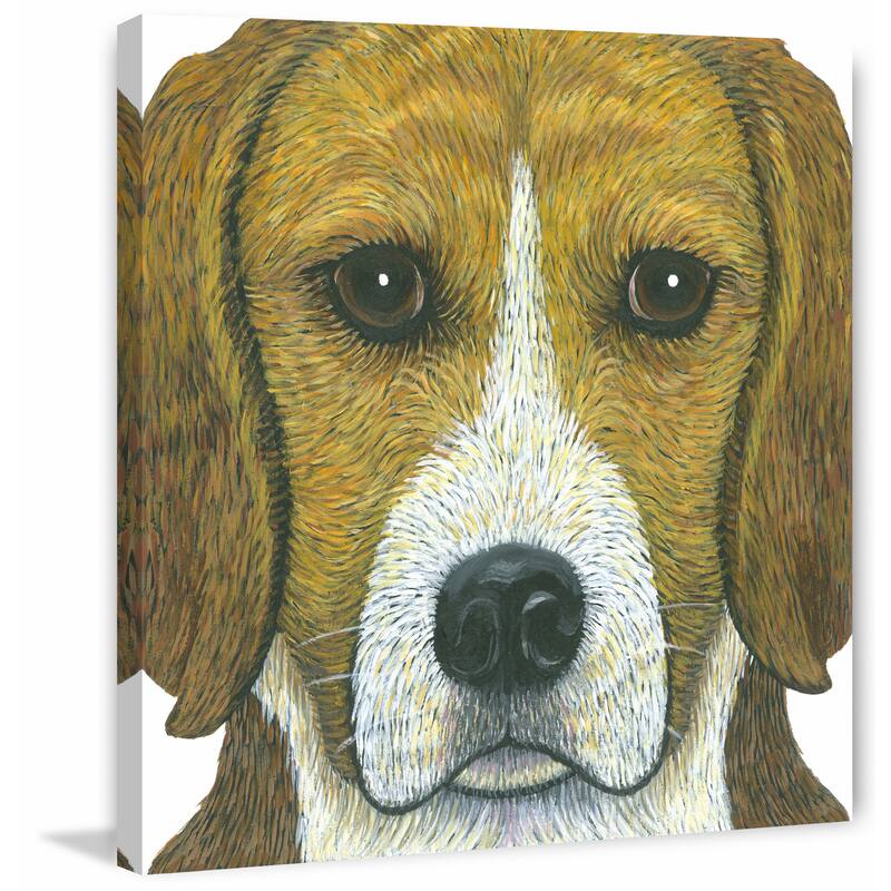 'Beagle' Painting Print on Wrapped Canvas - Multi-Color