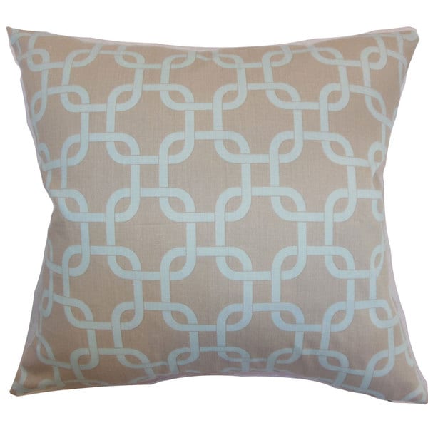 Qishn Geometric 24 Inch Down Feather Throw Pillow Powder Blue Free Qishn Geometric 24 Inch Down Feather Throw Pillow Powder Blue