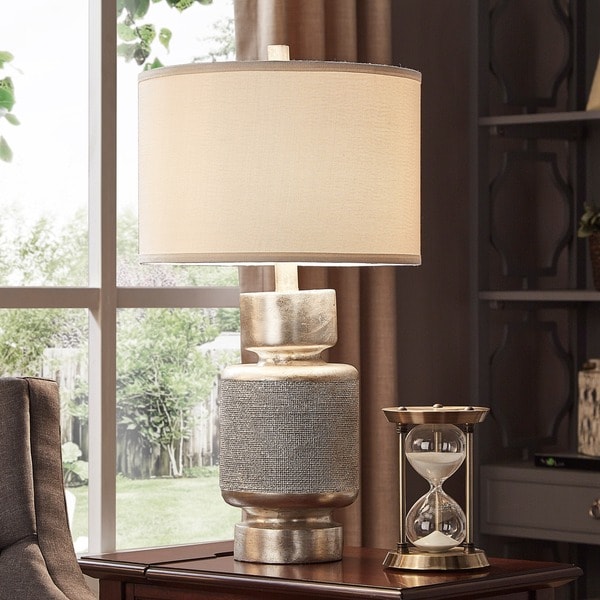 Gracie Antique Silver Table Lamp by iNSPIRE Q Classic