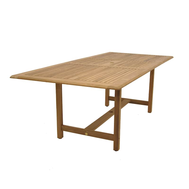 Amazonia Hawaii FSC Solid Teak 7 Piece Rectangular Outdoor Patio Dining Set