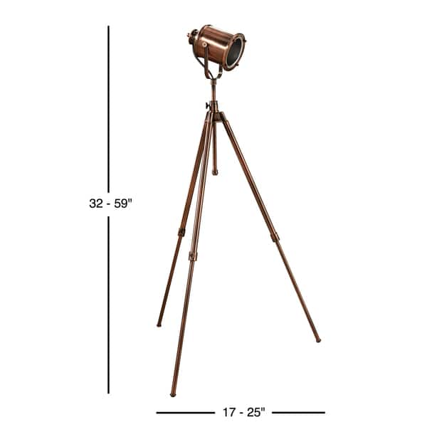 Langston Copper Adjustable Tripod Floor Lamp by iNSPIRE Q Artisan