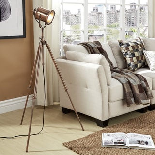 Langston Copper Adjustable Tripod Floor Lamp by iNSPIRE Q Artisan