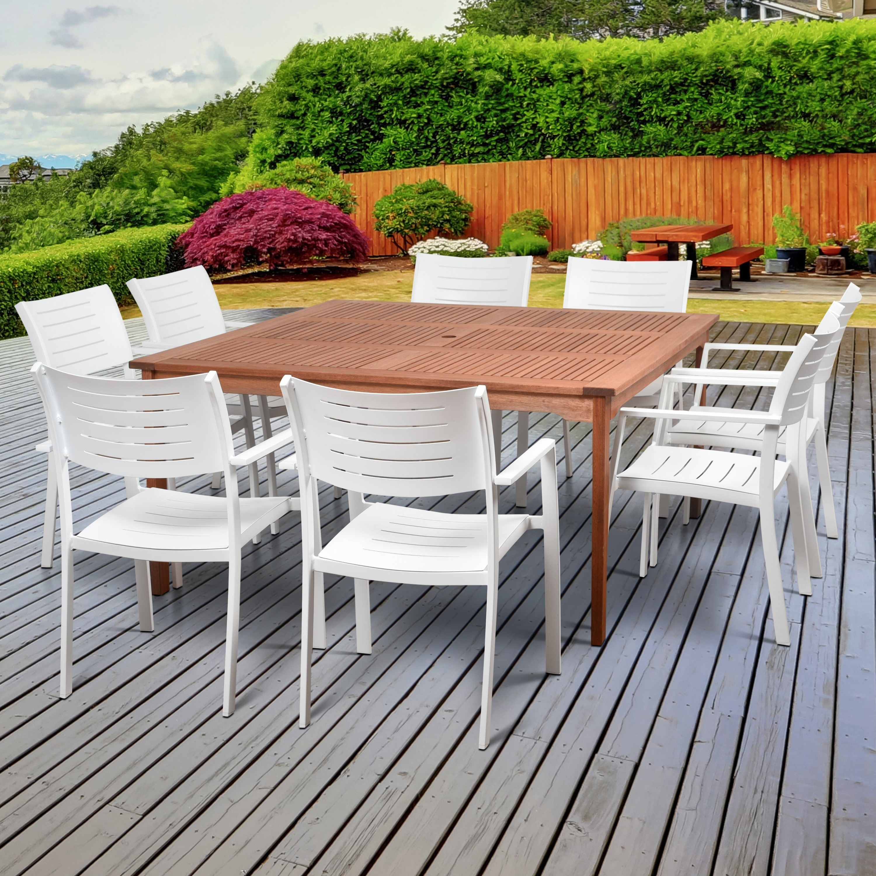 9 piece patio dining set clearance