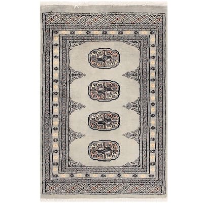 HERAT ORIENTAL Pakistani Hand-knotted Bokhara Wool Rug (2' x 3') - 2' x 3'