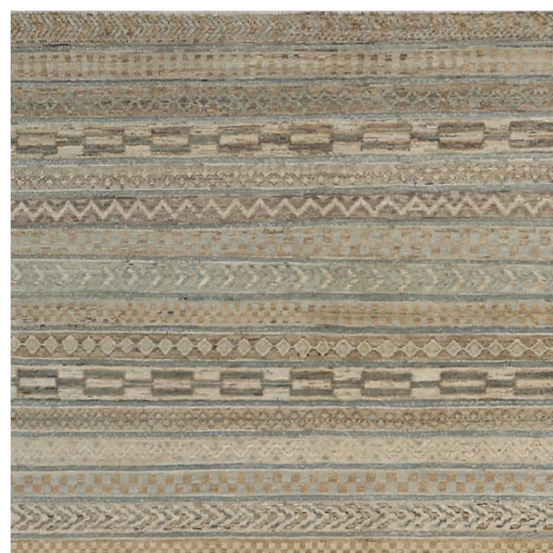 Handmade One-of-a-Kind Vegetable Dye Gabbeh Wool Rug (Afghanistan) - 9'1 x 11'4