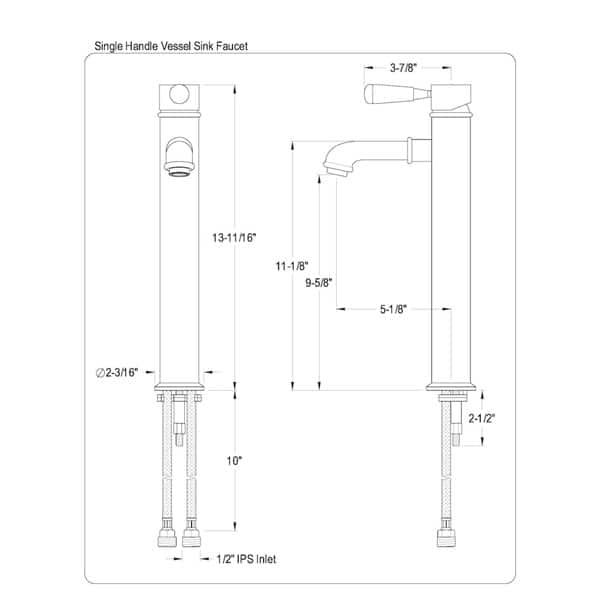 English Vessel Bathroom Faucet