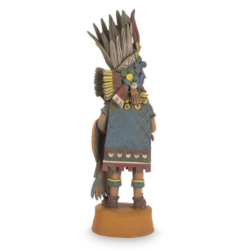 Ceramic Sculpture, 'Tlaloc Lord of Rain' (Mexico)
