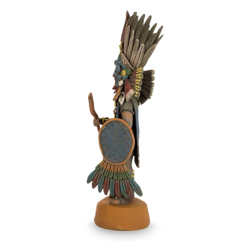 Ceramic Sculpture, 'Tlaloc Lord of Rain' (Mexico)