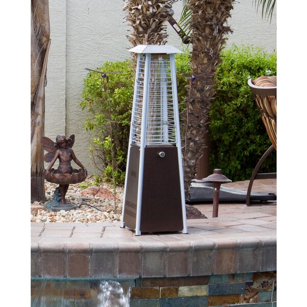 Hiland Glass Table Top Patio Heater In Hammered Bronze Free Hiland Glass Table Top Patio Heater In Hammered Bronze Free Shipping Today Com 21832081