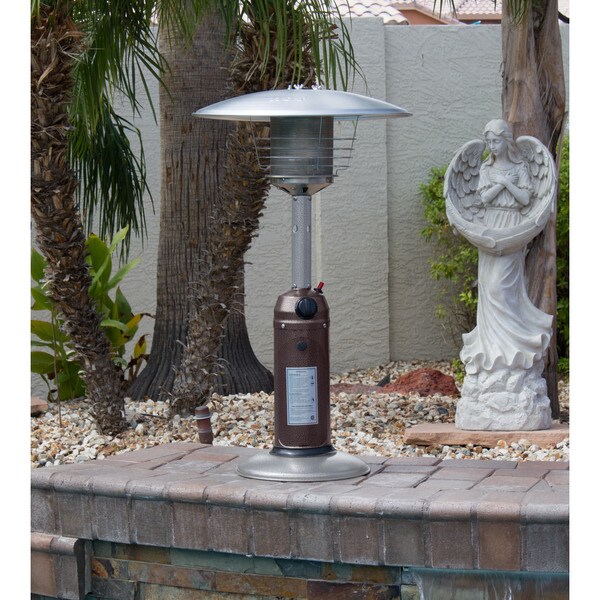 Hiland Table Top Patio Heater In Hammered Bronze And Stainless Hiland Table Top Patio Heater In Hammered Bronze And Stainless Steel Free Shipping Today Com 21832082