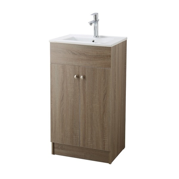 19 Inch Ceramic Sink Top Single Sink Bathroom Vanity In Brown Oak Finish A09fa72c 0062 4227 8488 E9fb50f04fda 600 