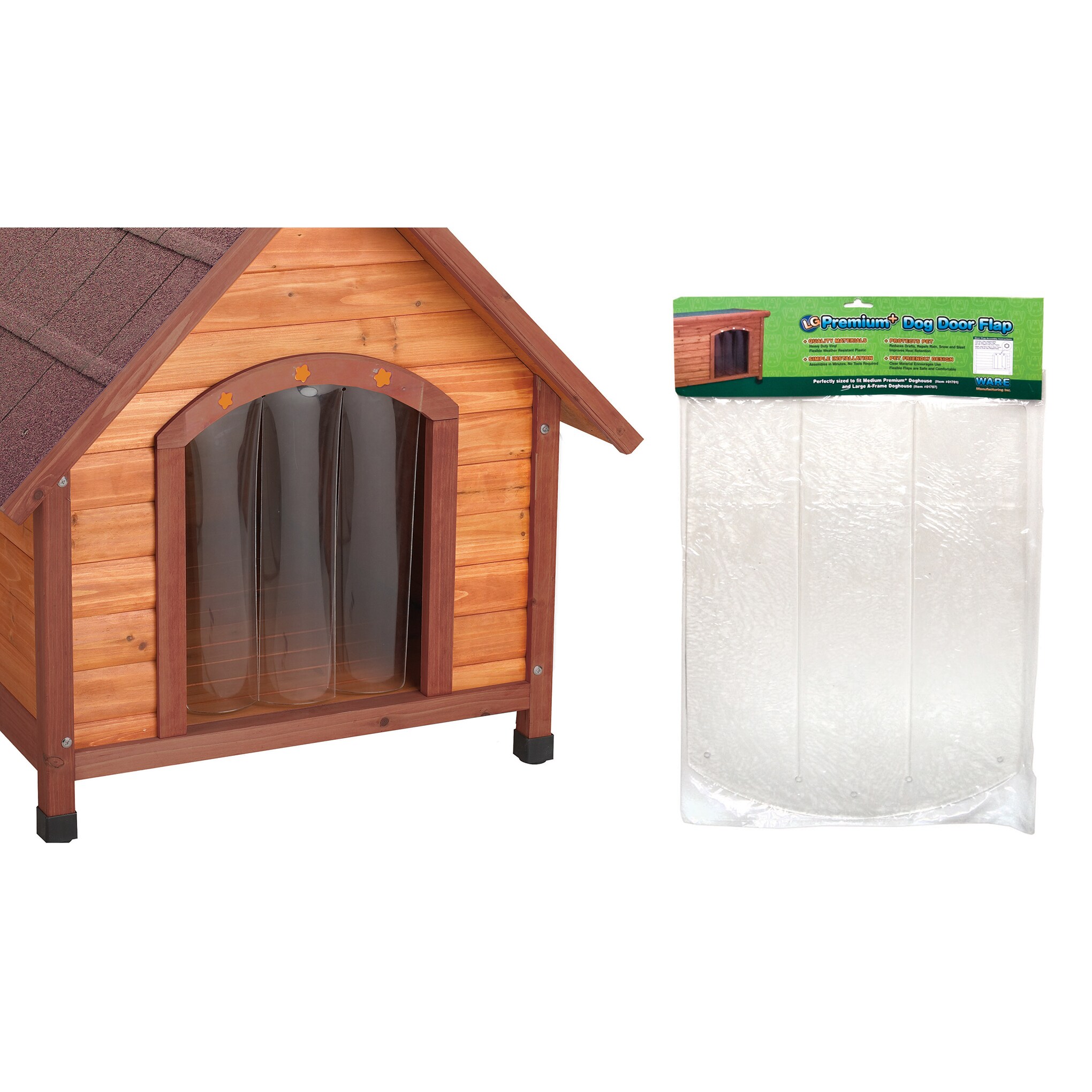 Shop Ware Premium Plus Dog House Door Flap Free Shipping On