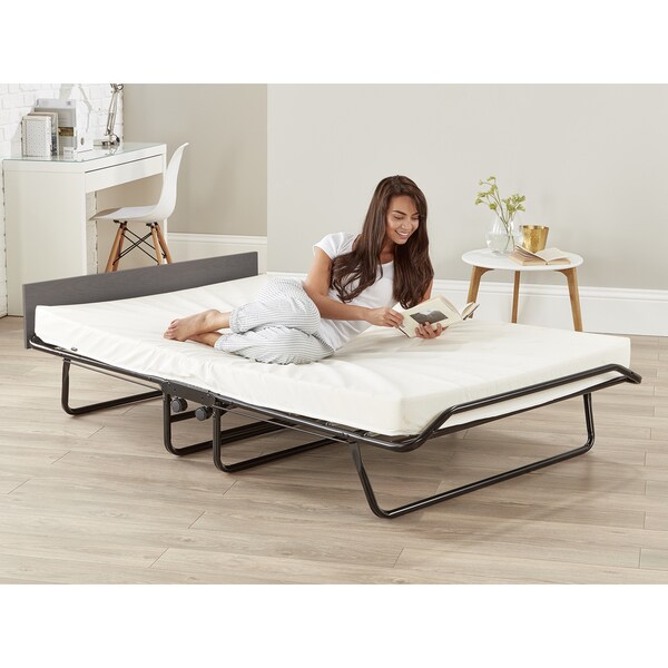 Jay Be Visitor Cot Contract Folding Bed with Performance e Fiber Mattress and Automatic Folding Legs Compact Oversize On Sale Bed Bath Beyond 15372155