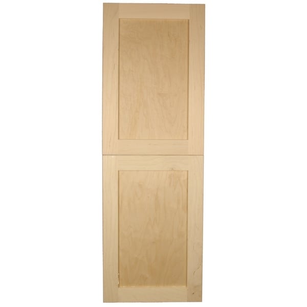 Shop Wg Wood Products Shaker Style Single Door Frameless Recessed Storage Cabinet 14 X 44 14 X 44 Overstock 15377138