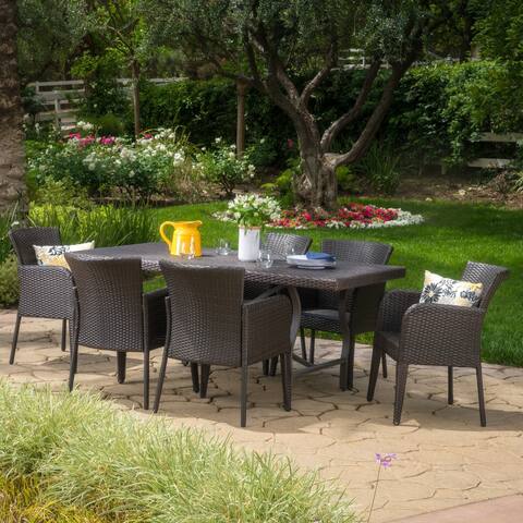 Cosa Mesa Outdoor 7-piece Rectangle Dining Set by Christopher Knight Home