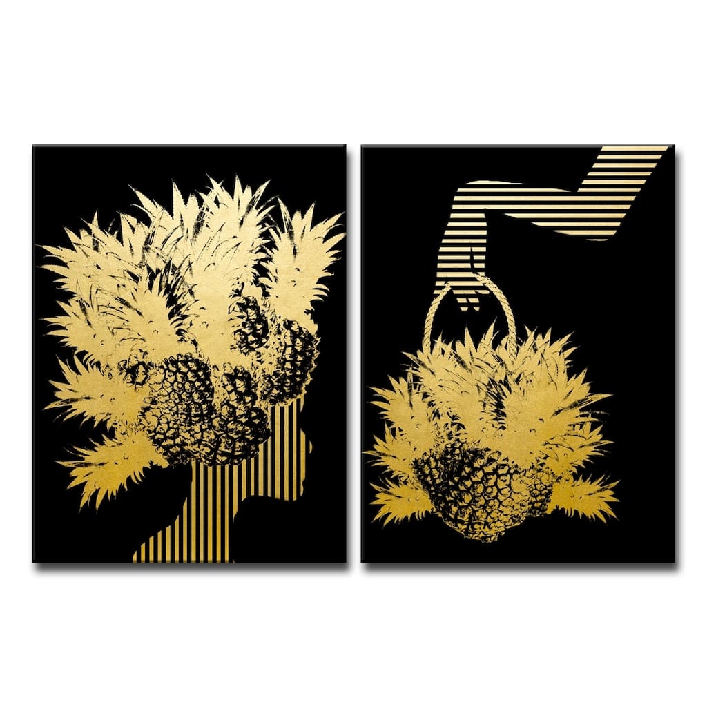 Ready2HangArt Wrapped Canvas 'Mod Swag IV' 2 Piece Wall Decor....