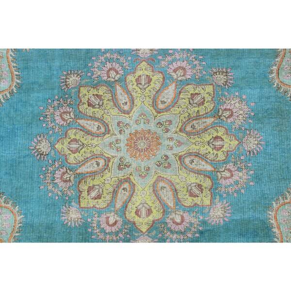 Shop Noori Rug Vintage Bakhtiyar Blue Rust Rug Overstock 15385823