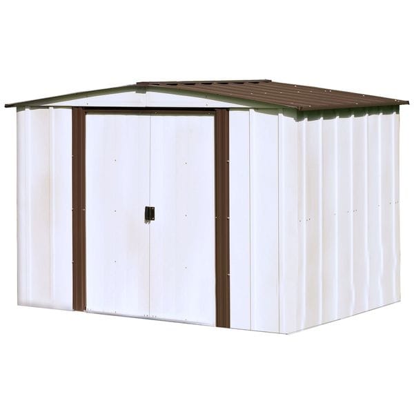 Shop Arrow Newburgh Steel 8-foot x 6-foot Storage Shed 