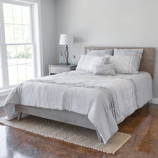 Shop Kotter Home Barnwood Platform Bed Frame And Headboard