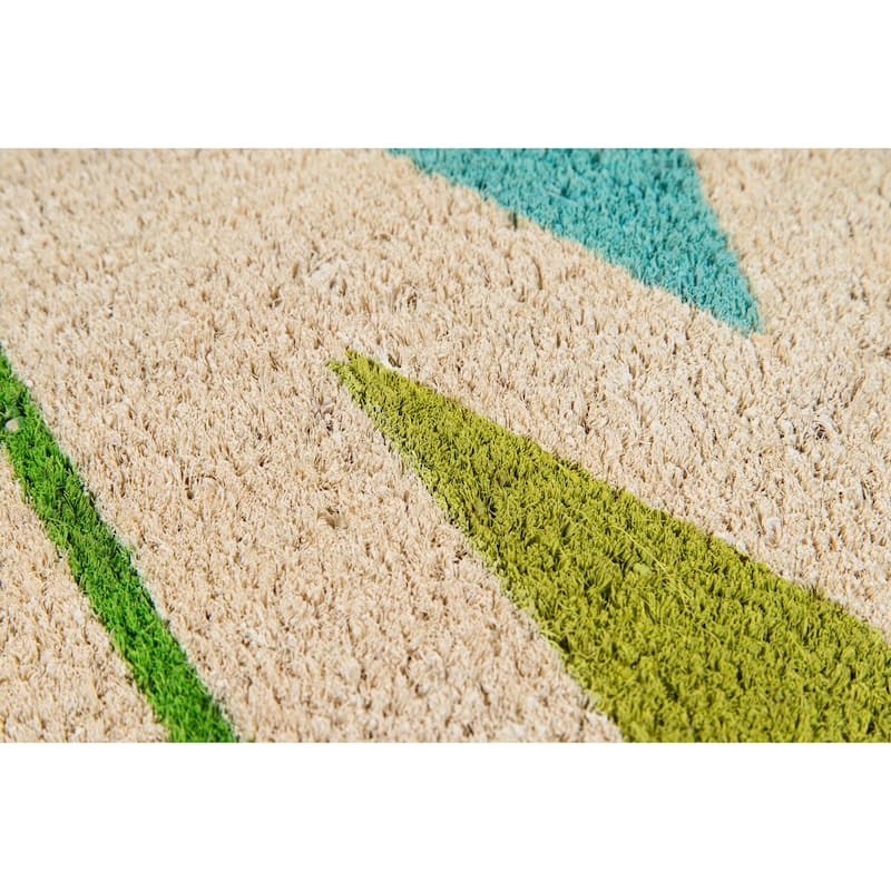 Novogratz by Momeni Aloha Family Coir Doormat (1'6" x 2'6") - 1'6" x 2'6"