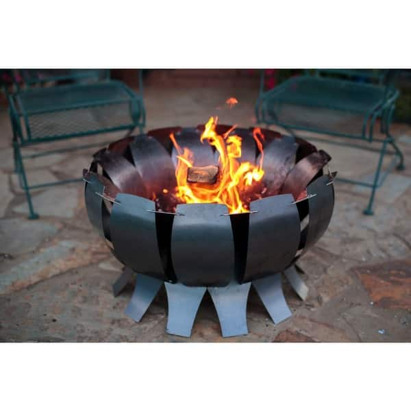 Shop Tanami Desert Steel Fire Pit On Sale Overstock 15389218