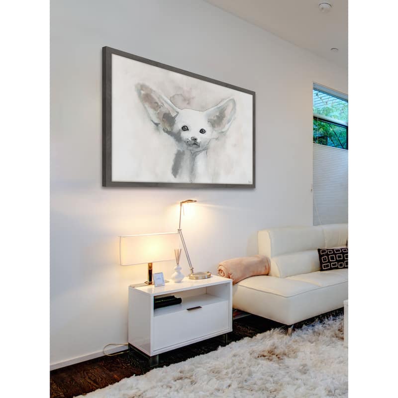 'I Hear U' Framed Painting Print
