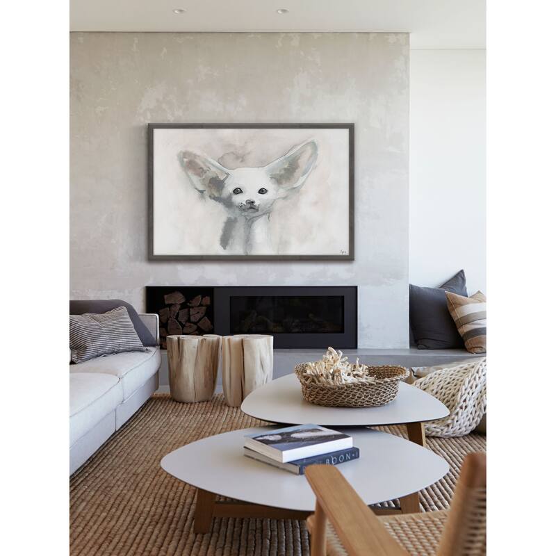 'I Hear U' Framed Painting Print